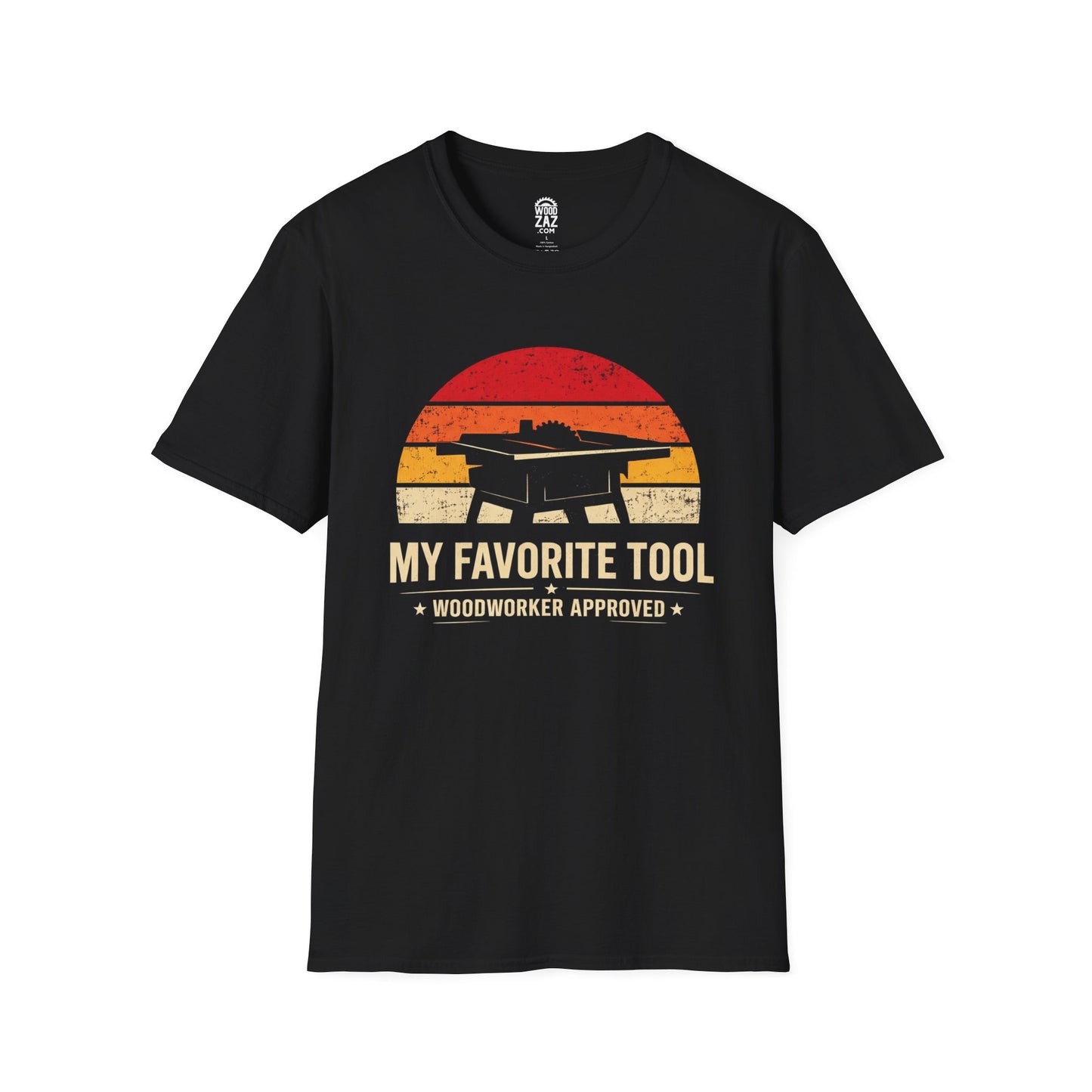Table Saw Woodworker T-Shirt — "My Favorite Tool"