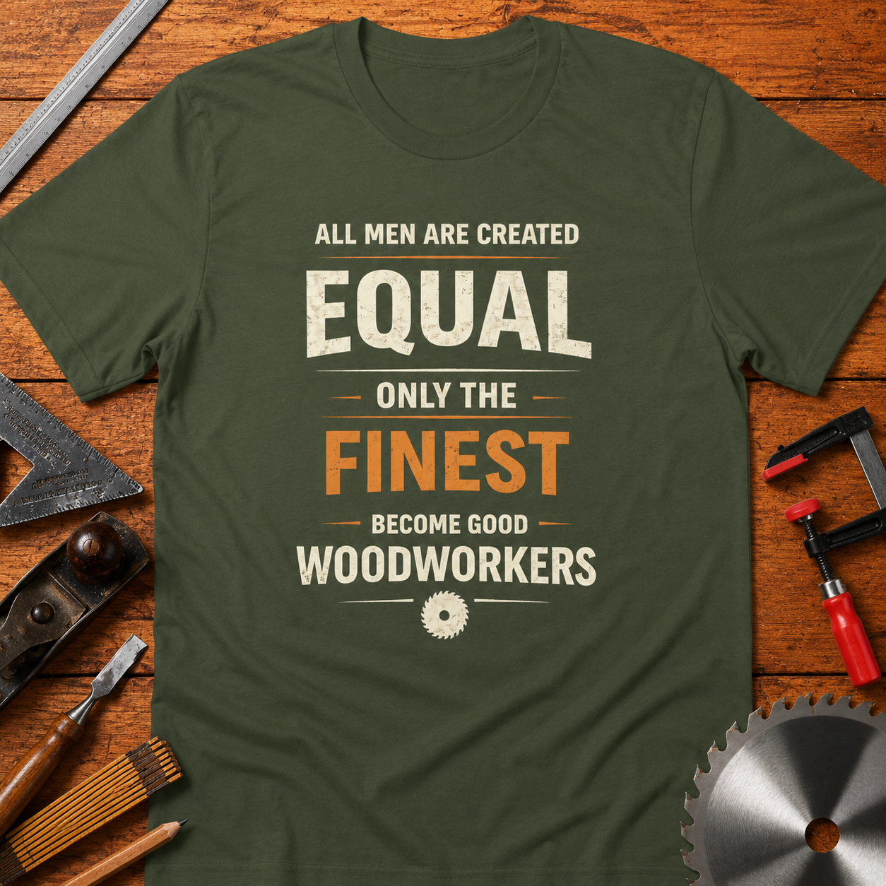 All Men Are Created Equal, Only the Finest Become Good Woodworkers