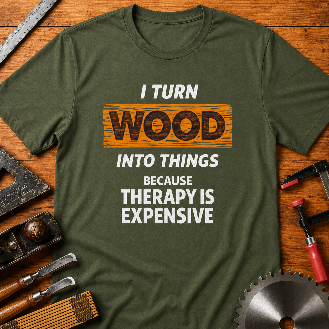 I Turn Wood into Things Because Therapy Is Expensive