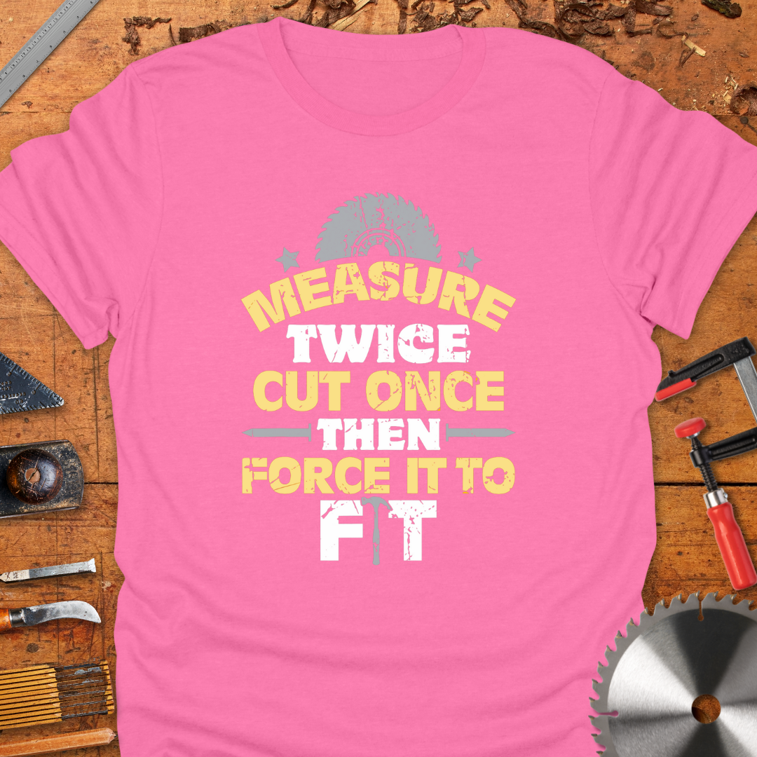 Measure Twice Cut Once Then Force It To Fit
