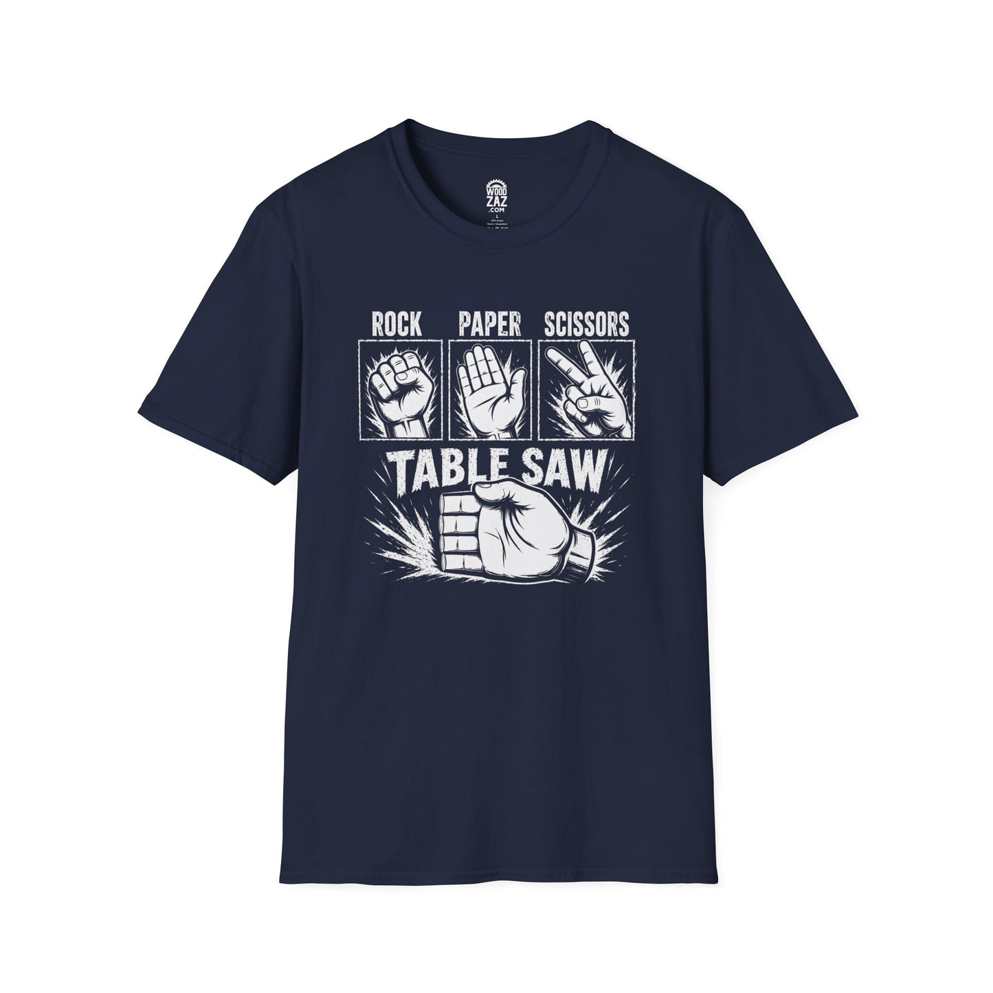 Rock Paper Scissors TableSaw T-Shirt
