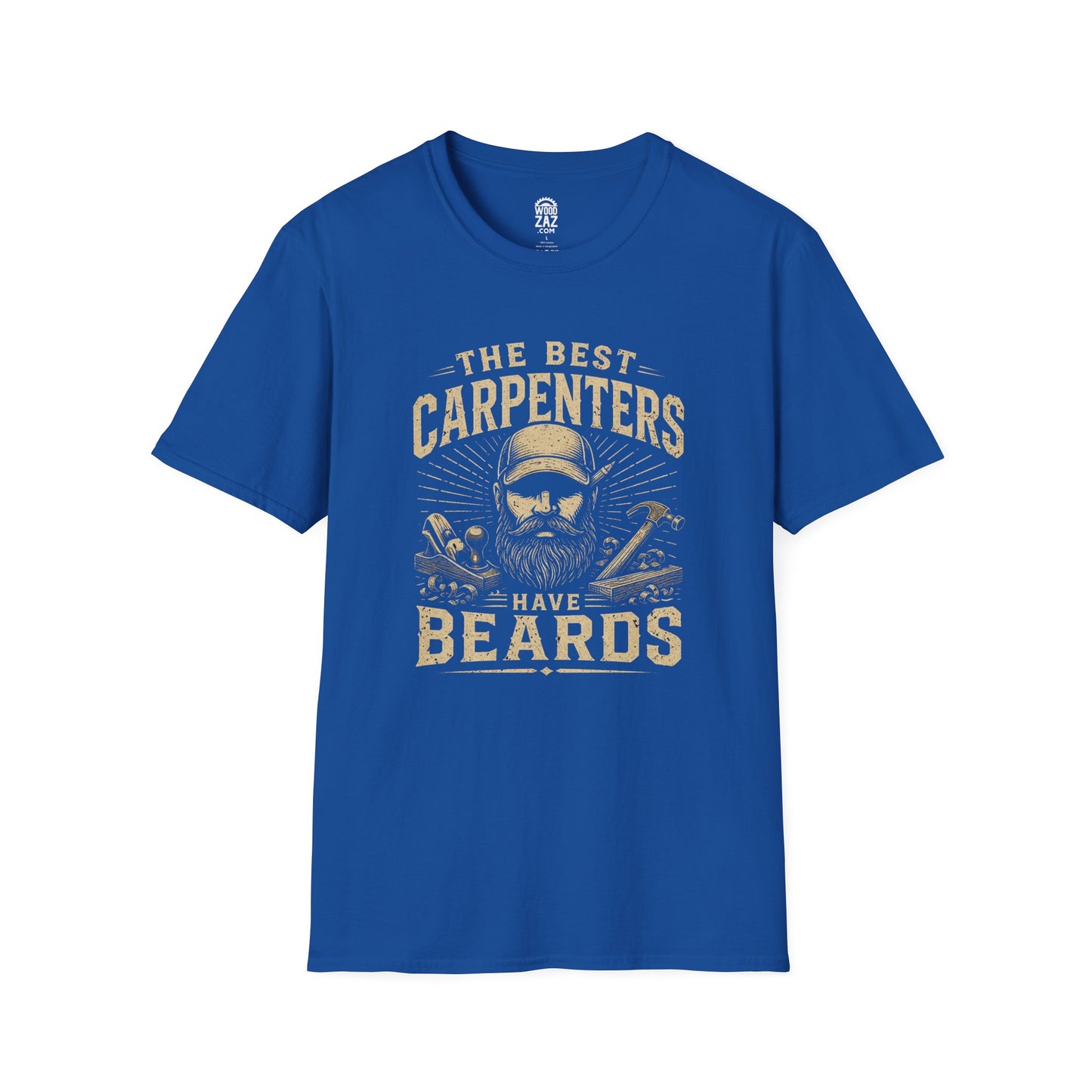 The Best Woodworkers Have Beards T-Shirt — Funny Beard Woodworking Tee