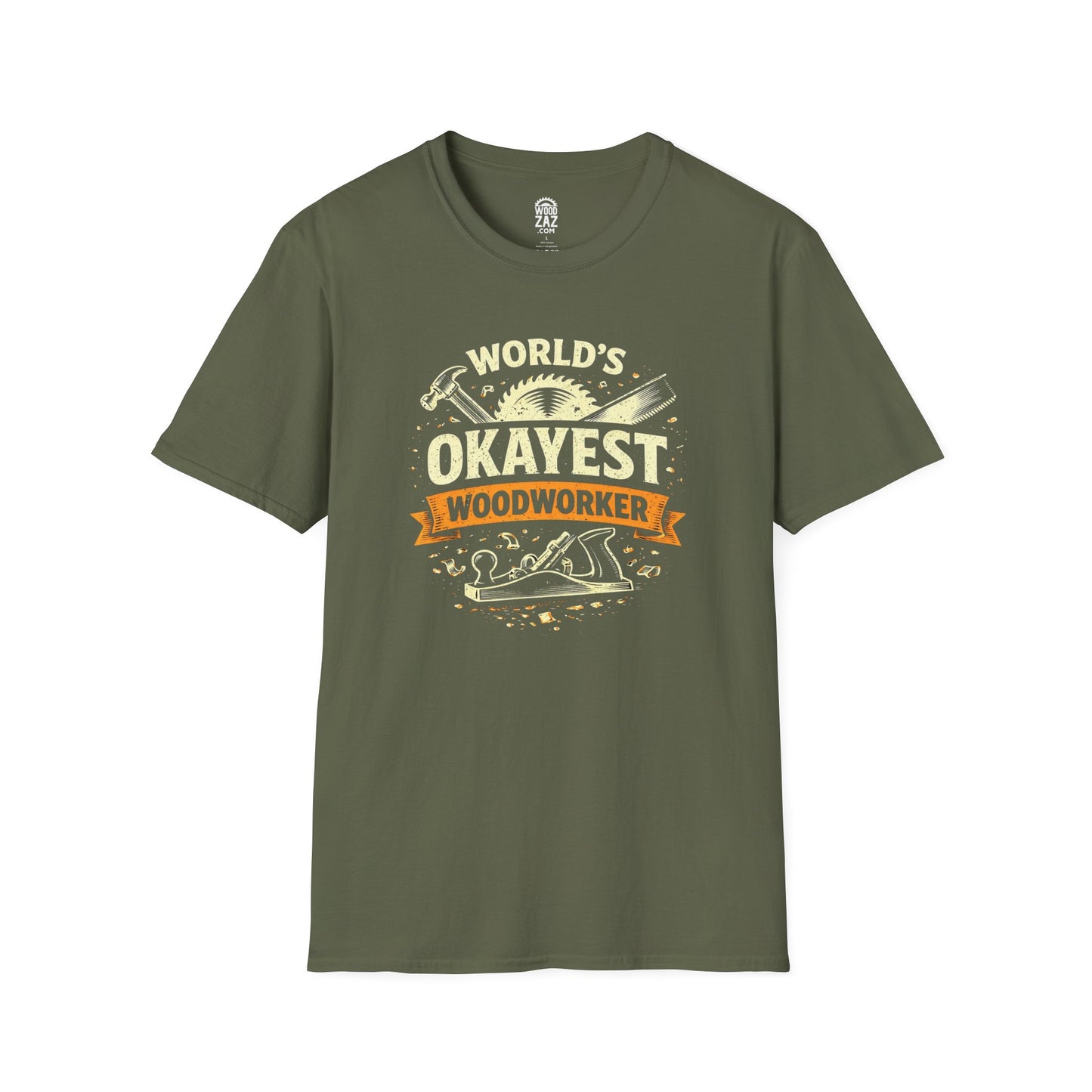 The World's Okiest Carpenter T-Shirt — Funny Woodworking Tee for Carpenters & DIYers