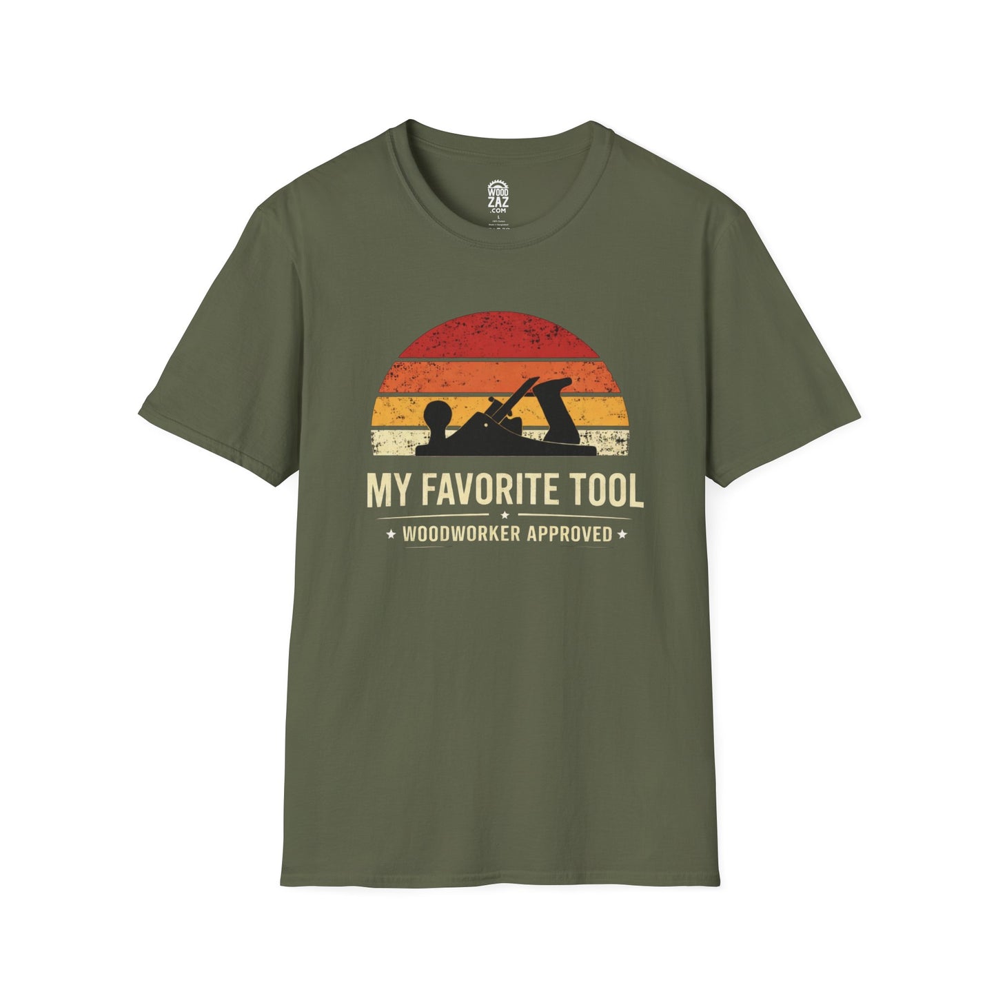 Woodworker Approved T-Shirt — "My Favorite Tool" Hand Plain Woodworking Tee