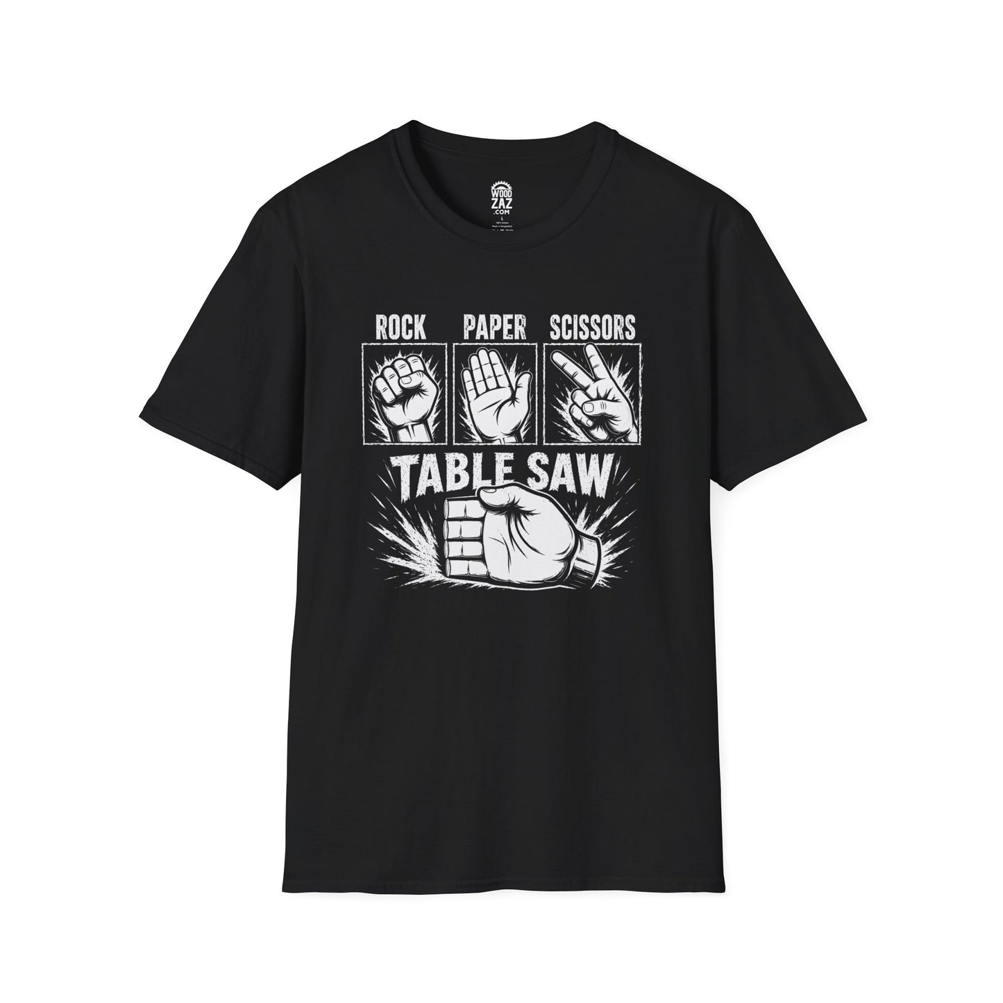 Rock Paper Scissors TableSaw T-Shirt