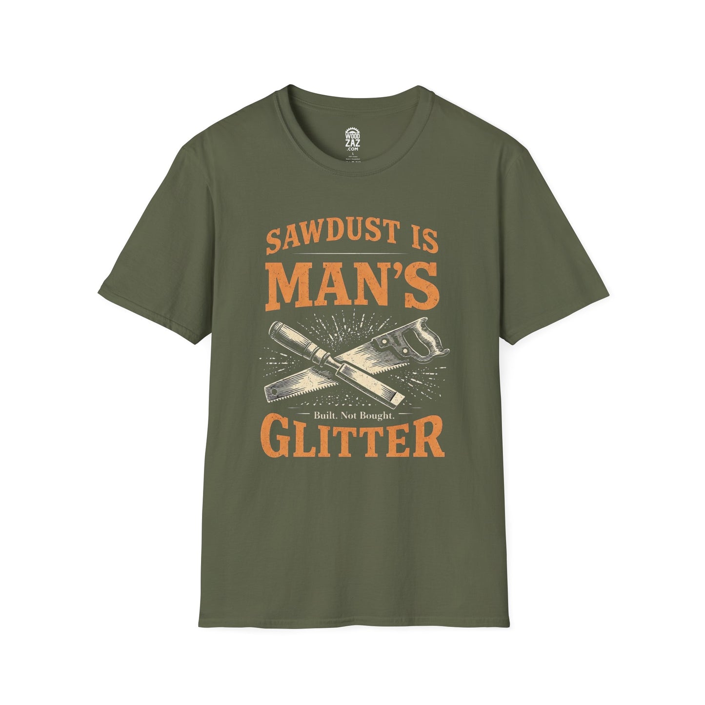 Sawdust Is Man’s Glitter T-Shirt — Funny Woodworking Tee