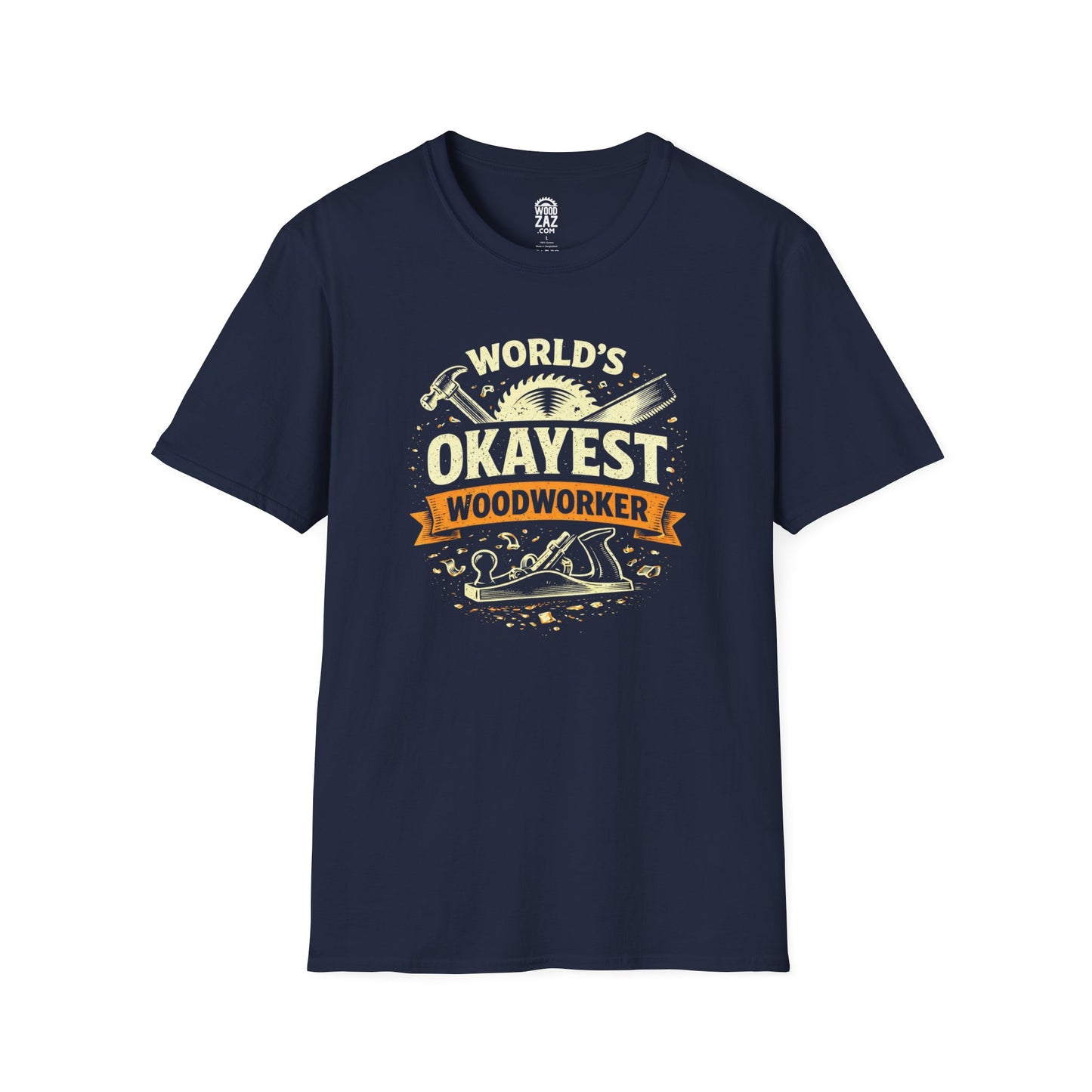 The World's Okiest Carpenter T-Shirt — Funny Woodworking Tee for Carpenters & DIYers
