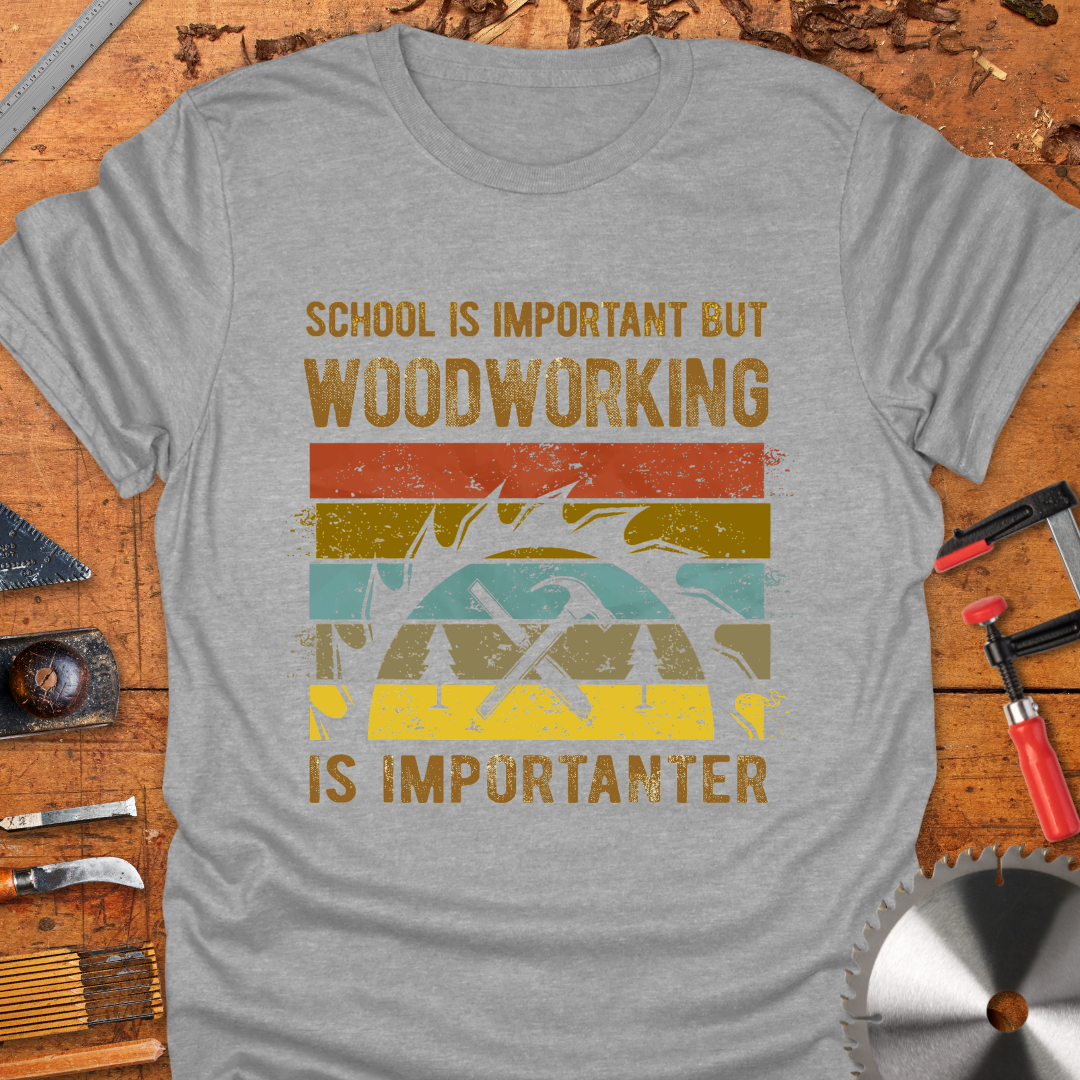 School is Important But Woodworking is Importanter