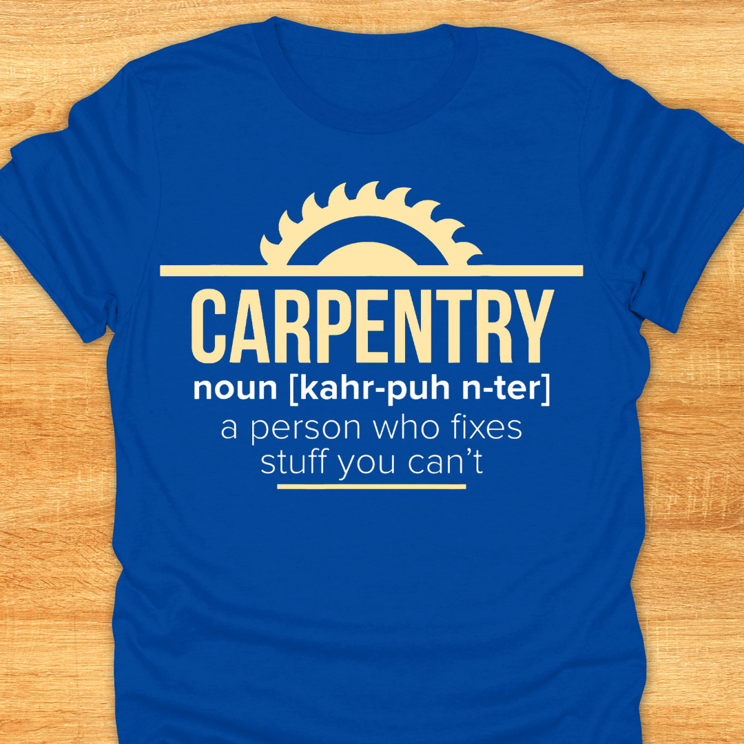 Carpentry Noun…