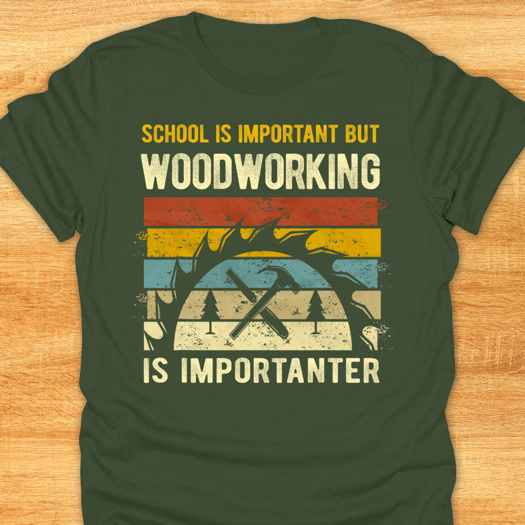 School is Important But Woodworking is Importanter