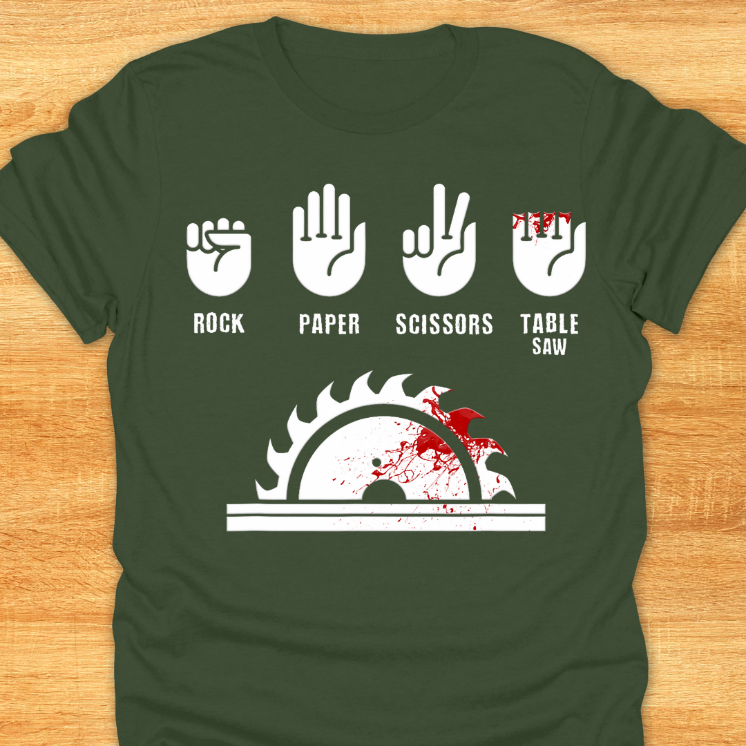 Rock Paper Scissors Table Saw
