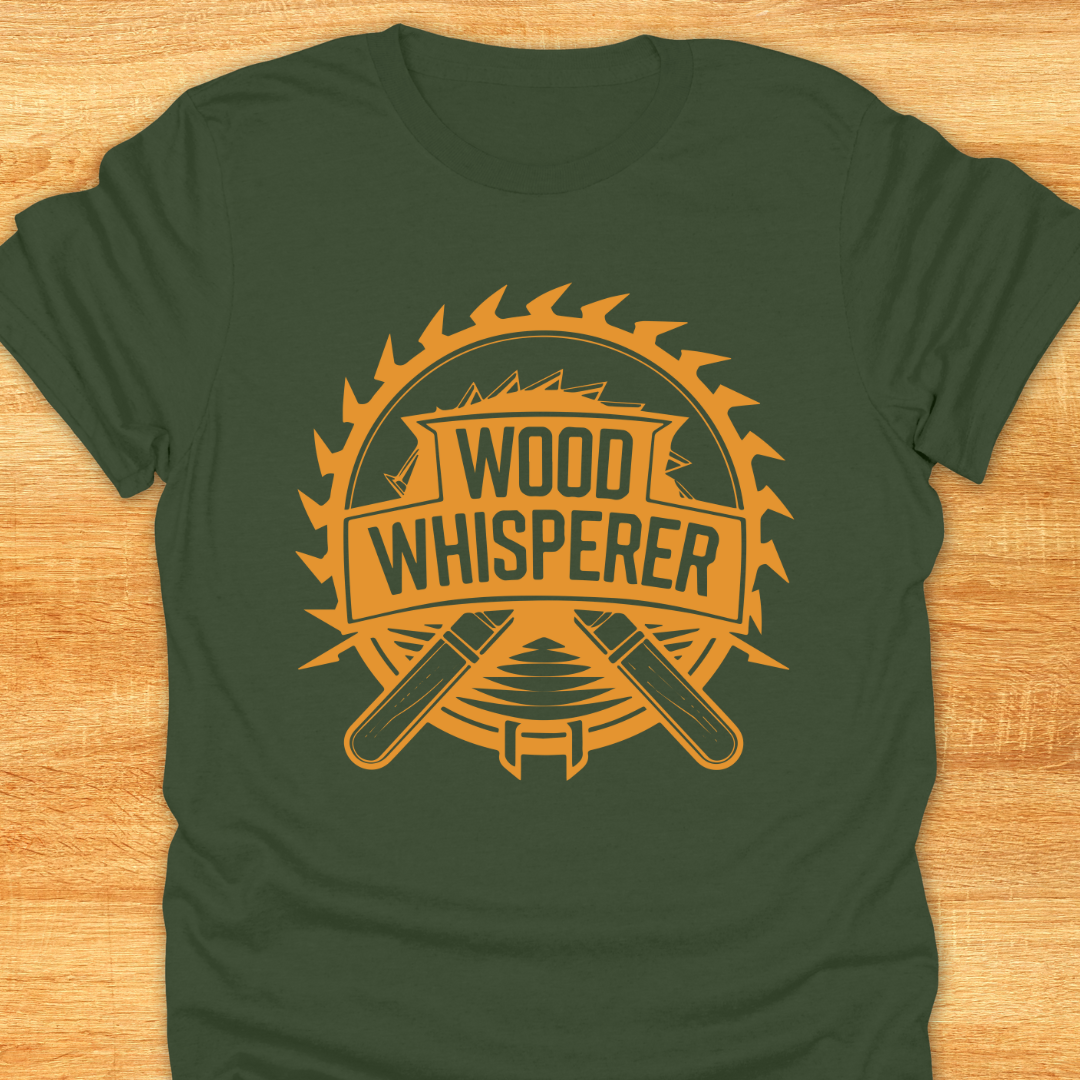 Wood Whisperer Unisex T-Shirt - Funny Witty Design
