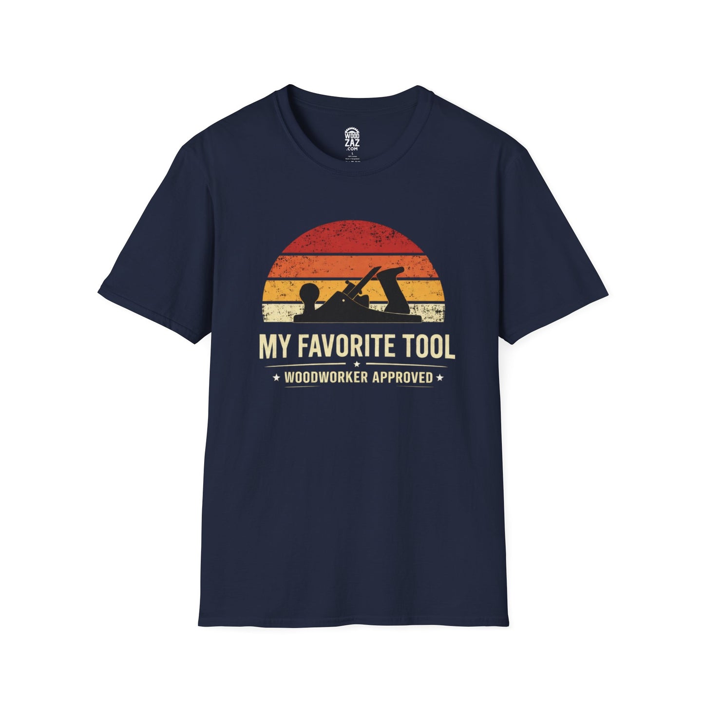 Woodworker Approved T-Shirt — "My Favorite Tool" Hand Plain Woodworking Tee