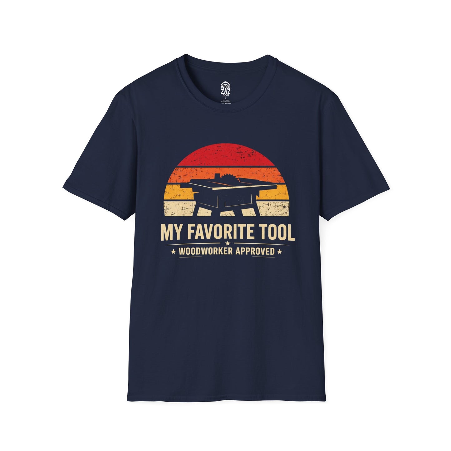 Table Saw Woodworker T-Shirt — "My Favorite Tool"
