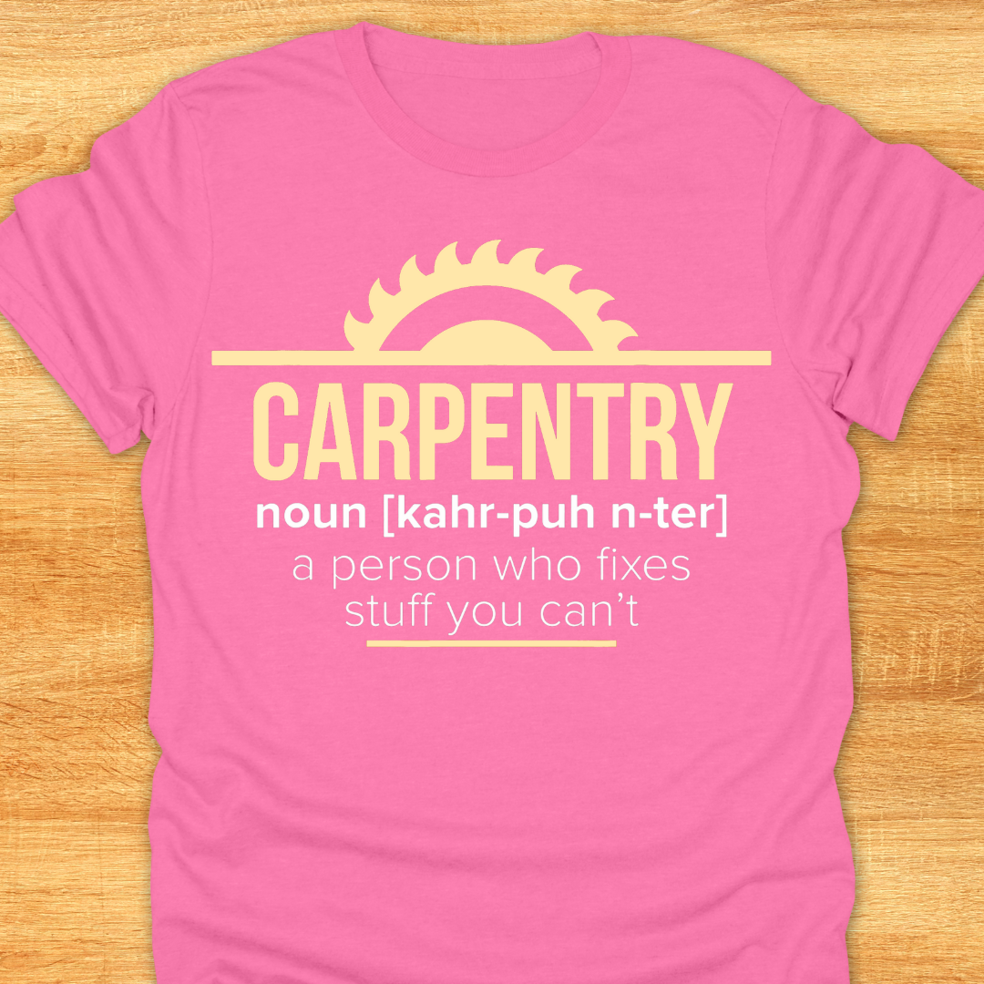 Carpentry Noun…