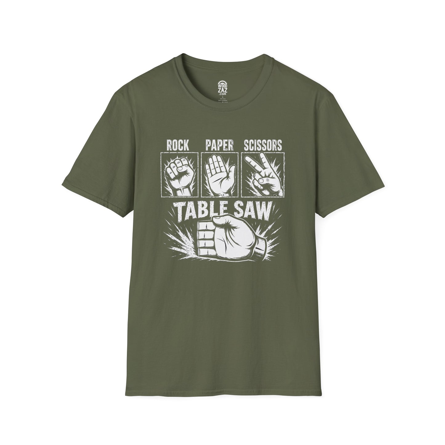 Rock Paper Scissors TableSaw T-Shirt
