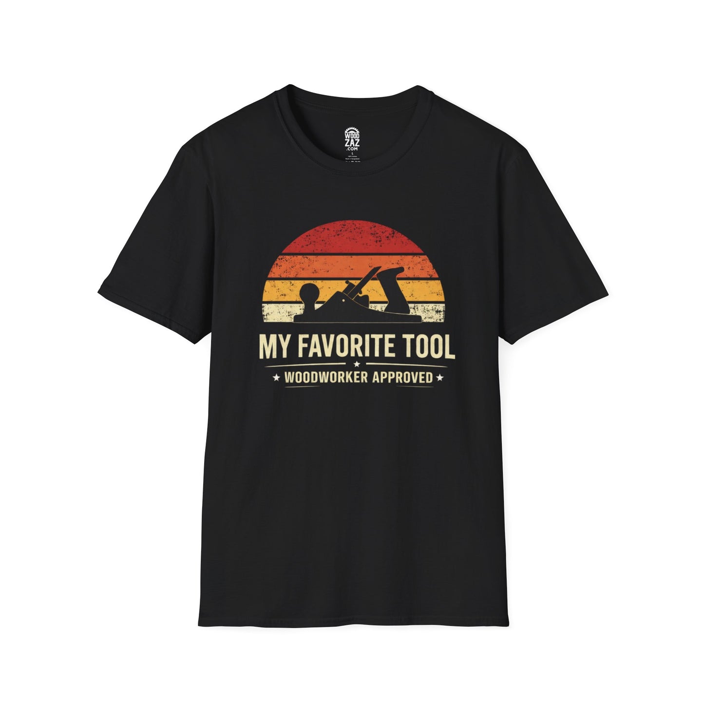 Woodworker Approved T-Shirt — "My Favorite Tool" Hand Plain Woodworking Tee