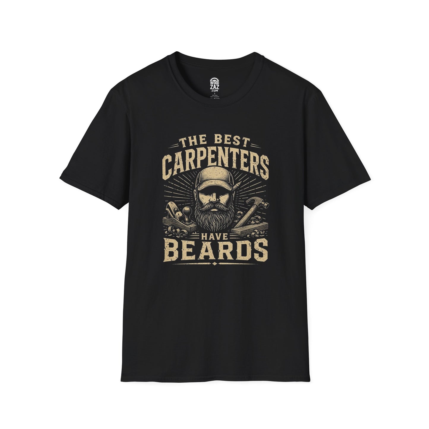 The Best Woodworkers Have Beards T-Shirt — Funny Beard Woodworking Tee