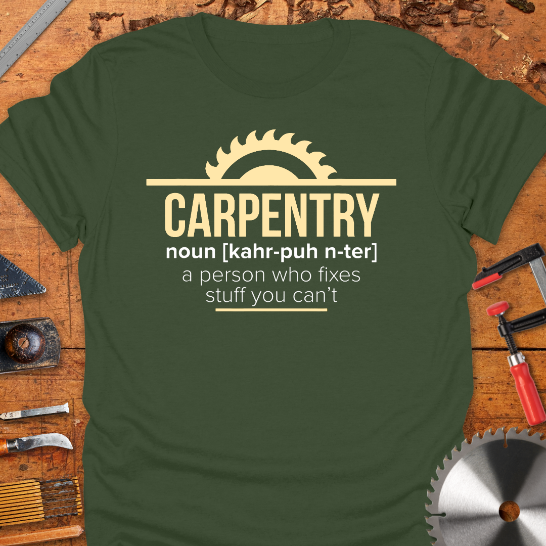 Carpentry Noun…