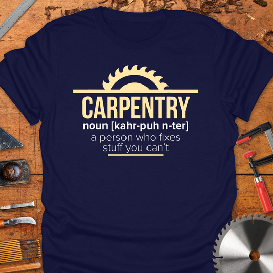 Carpentry Noun…
