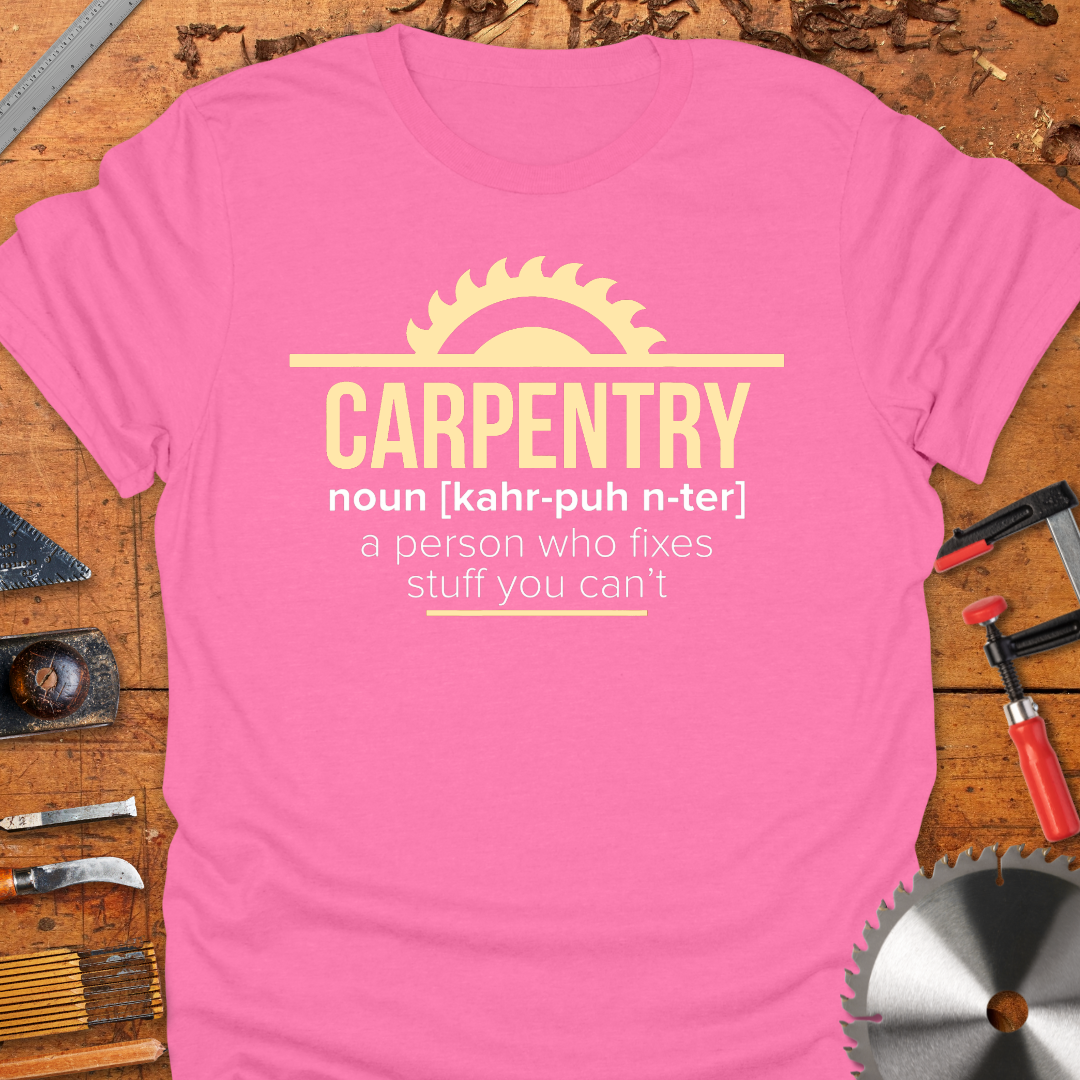 Carpentry Noun…