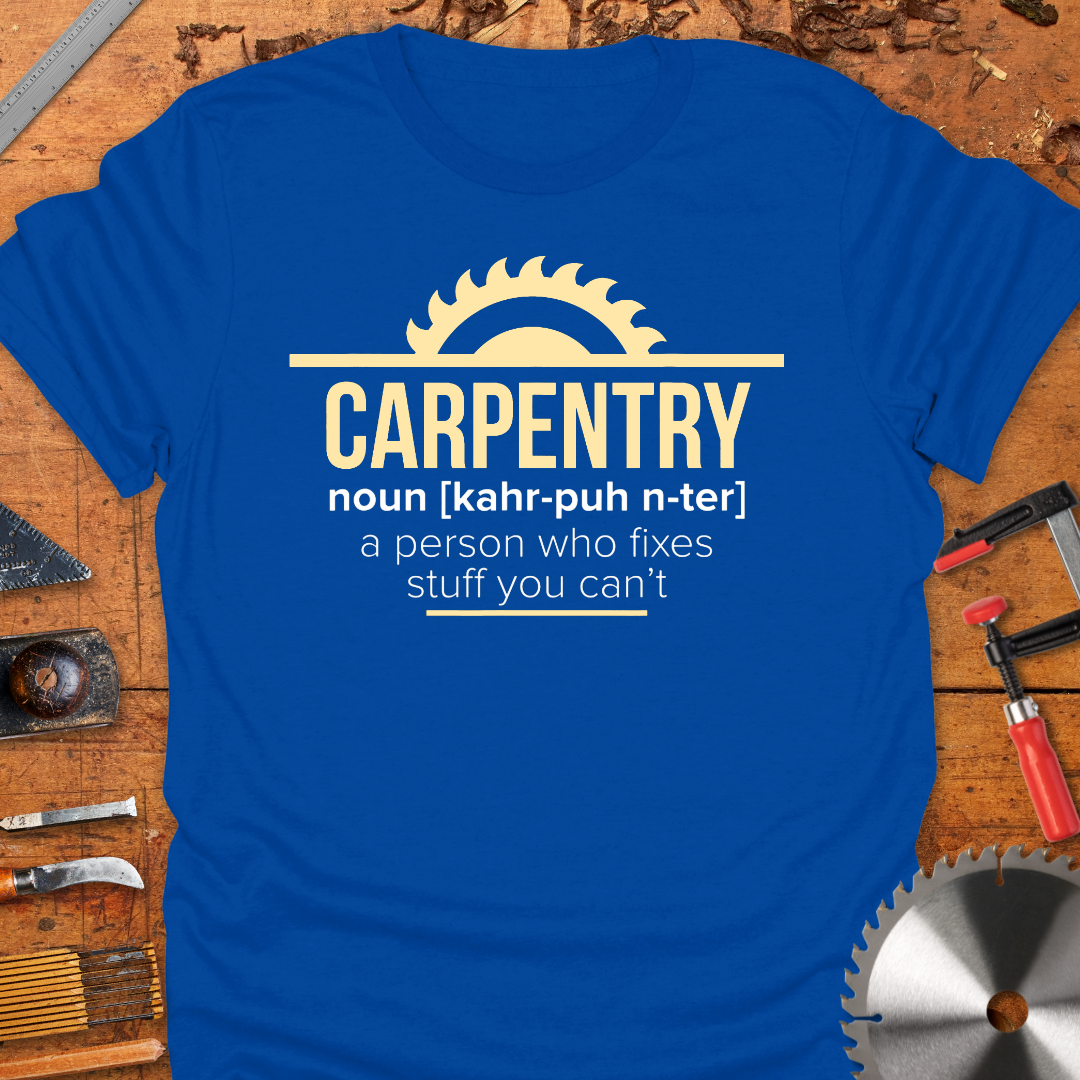 Carpentry Noun…
