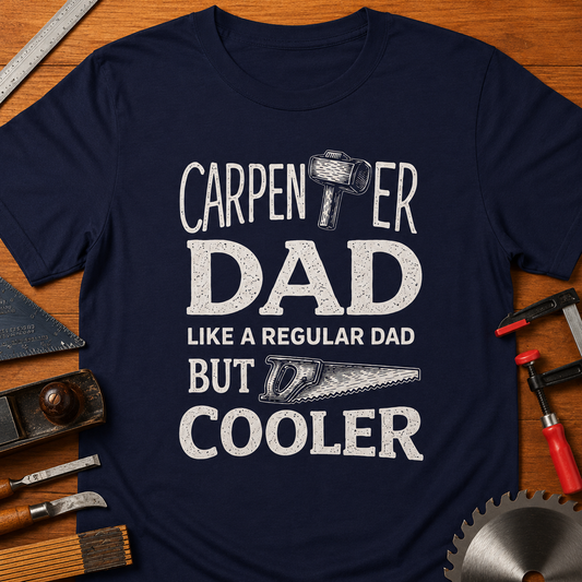 Carpenter DAD…. But Cooler, Woodworking Tee