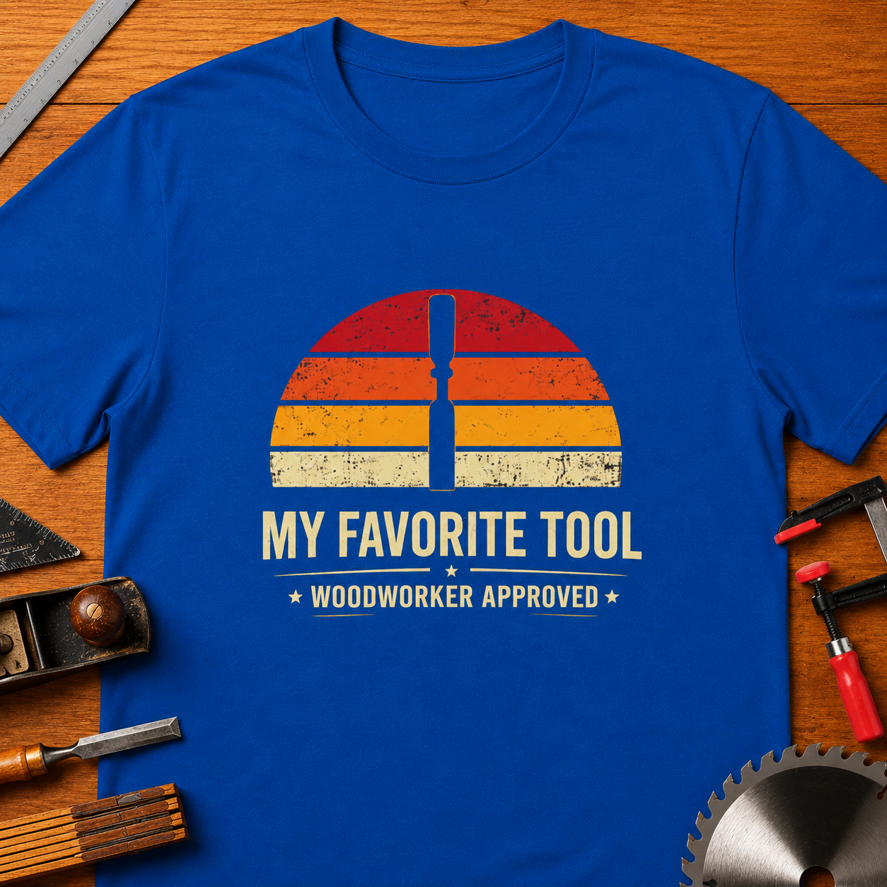 Woodworker 'My Favorite Tool: Chisel' T-Shirt — Prideful Carpentry Tee