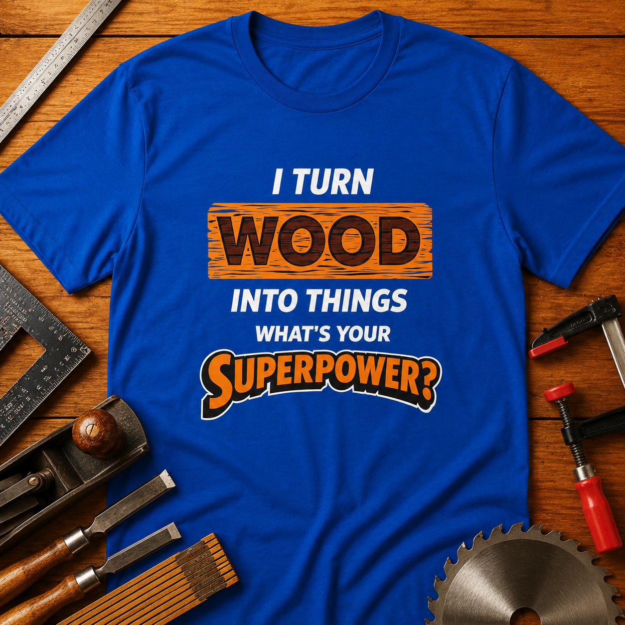 I Turn Wood into Things. What’s Your Superpower?