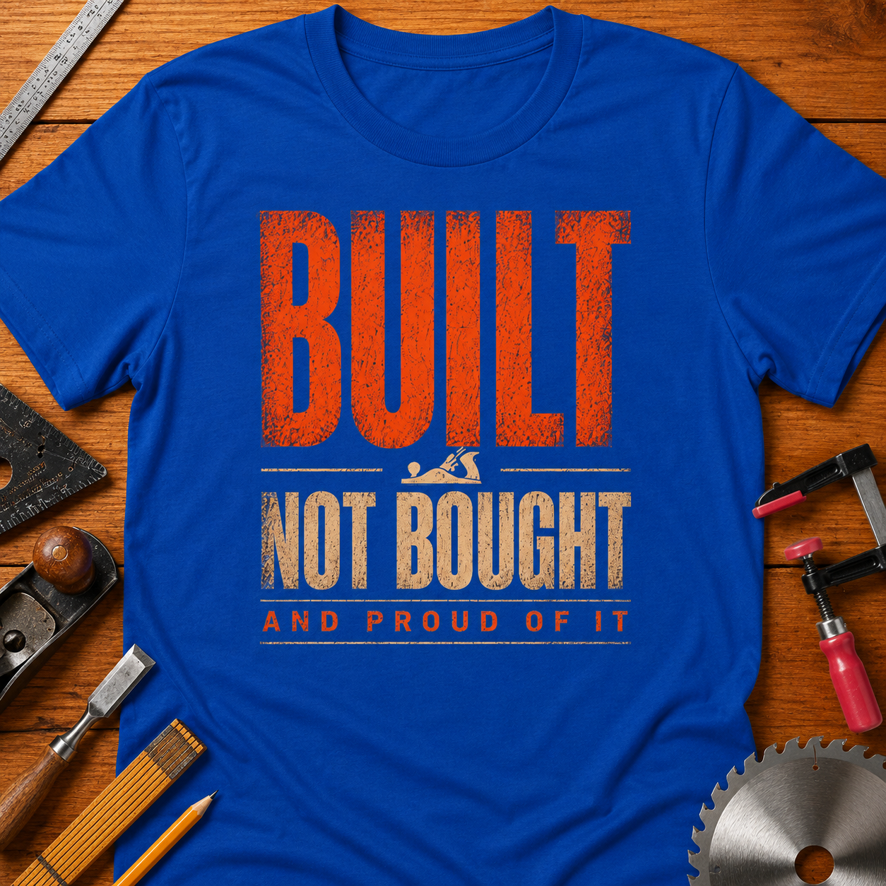 Built Not Bought and Proud of it  — Proud Woodworker Tee